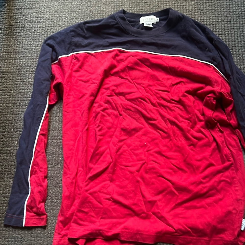 Vintage l990s J Crew men’s long sleeve shirt.